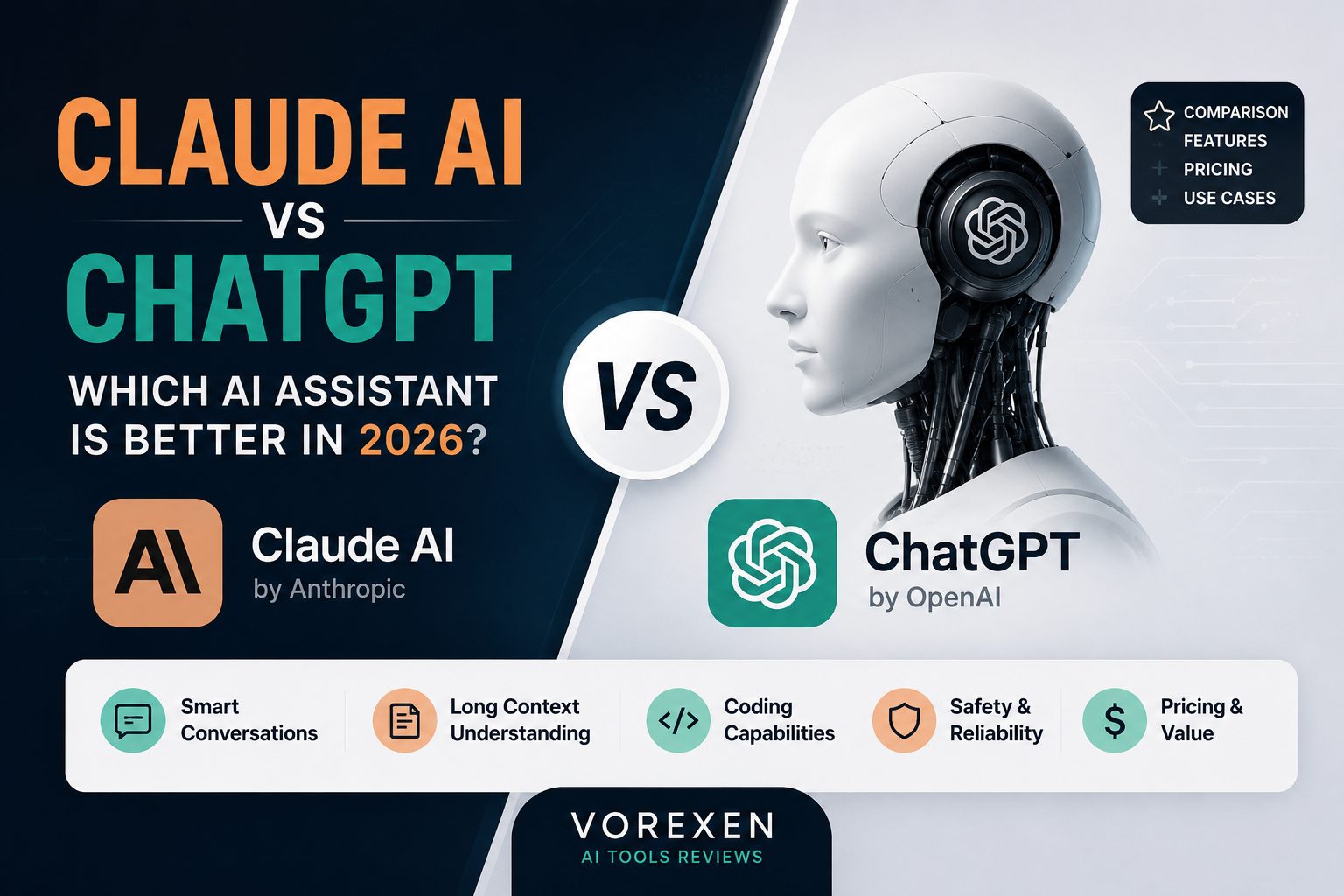 Claude AI vs ChatGPT: Which AI Assistant Is Better in 2026? | Vorexen