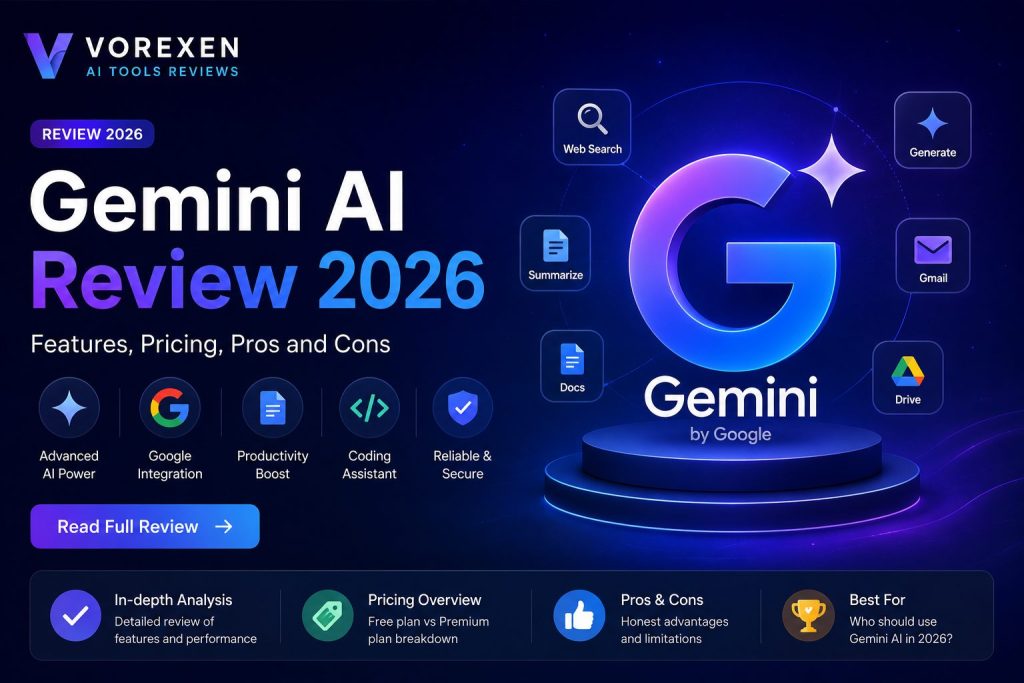 Gemini AI Review 2026 features pricing pros and cons