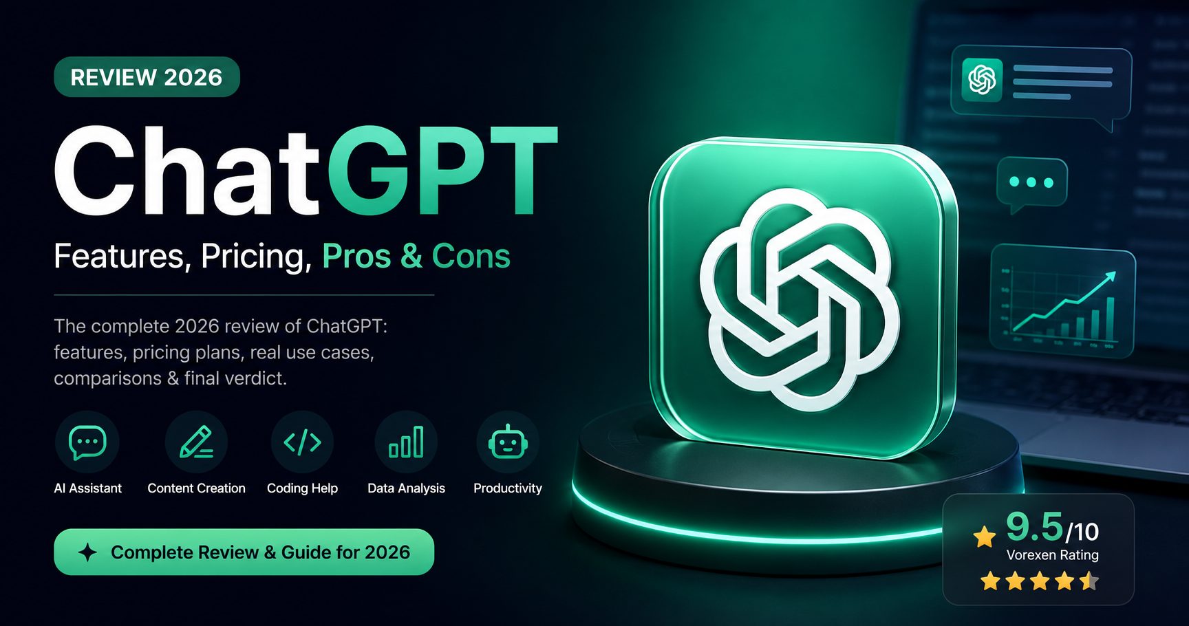 ChatGPT Review 2026: Features, Pricing & Pros | Vorexen