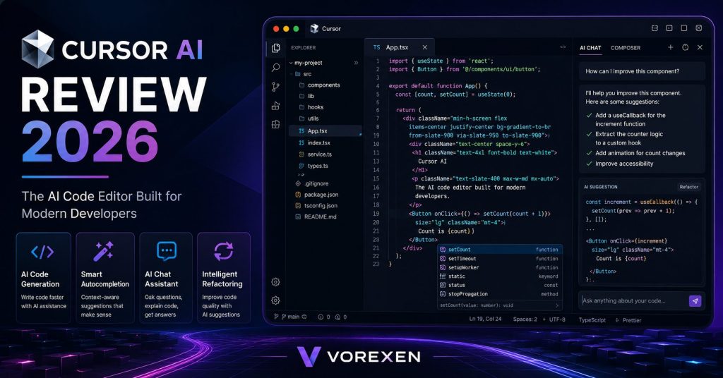 cursor ai header