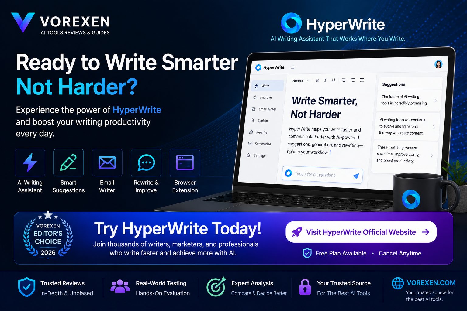 Try HyperWrite Today