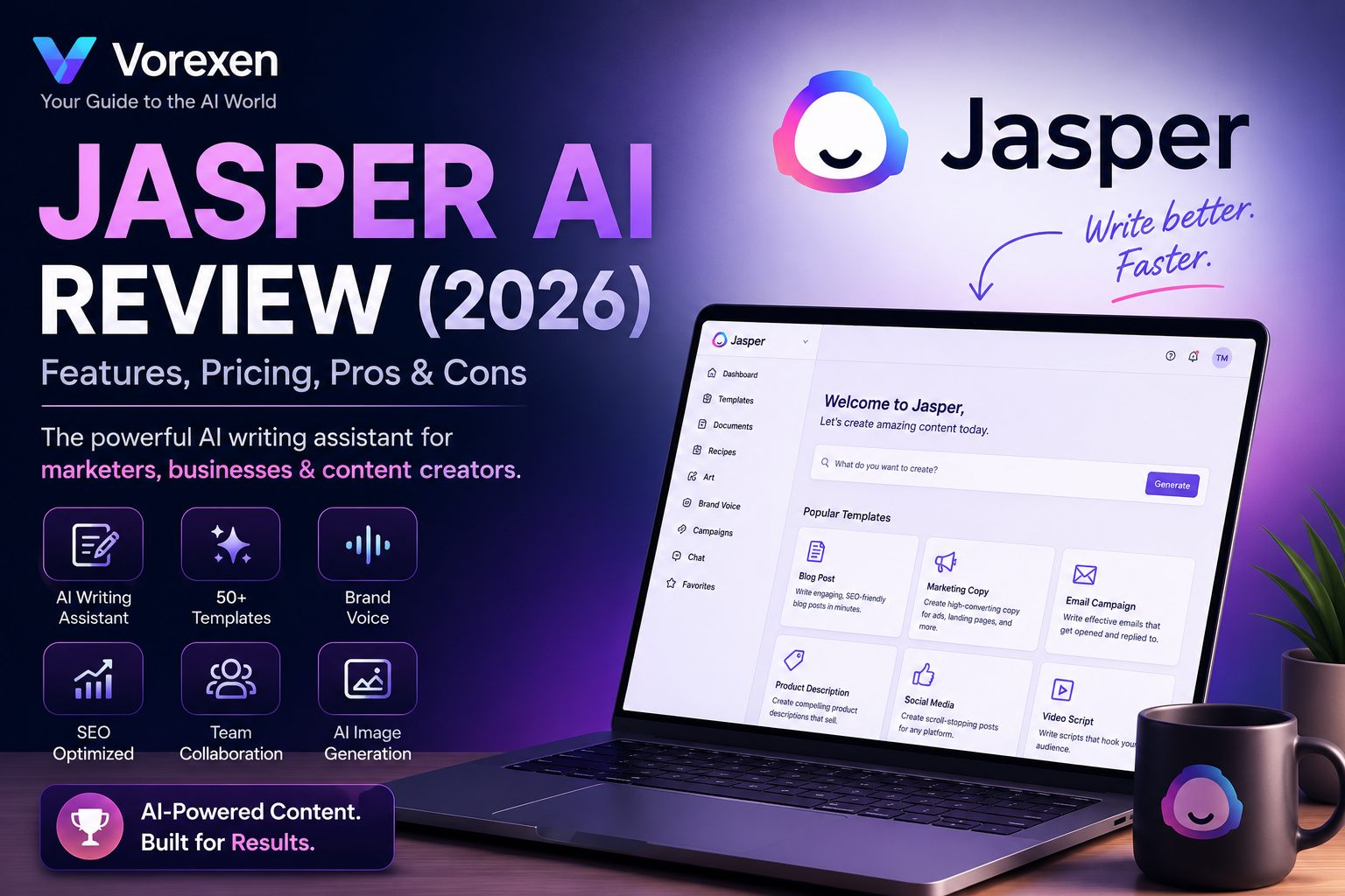 Jasper AI Review 2026: Is It Still Worth It? | Vorexen