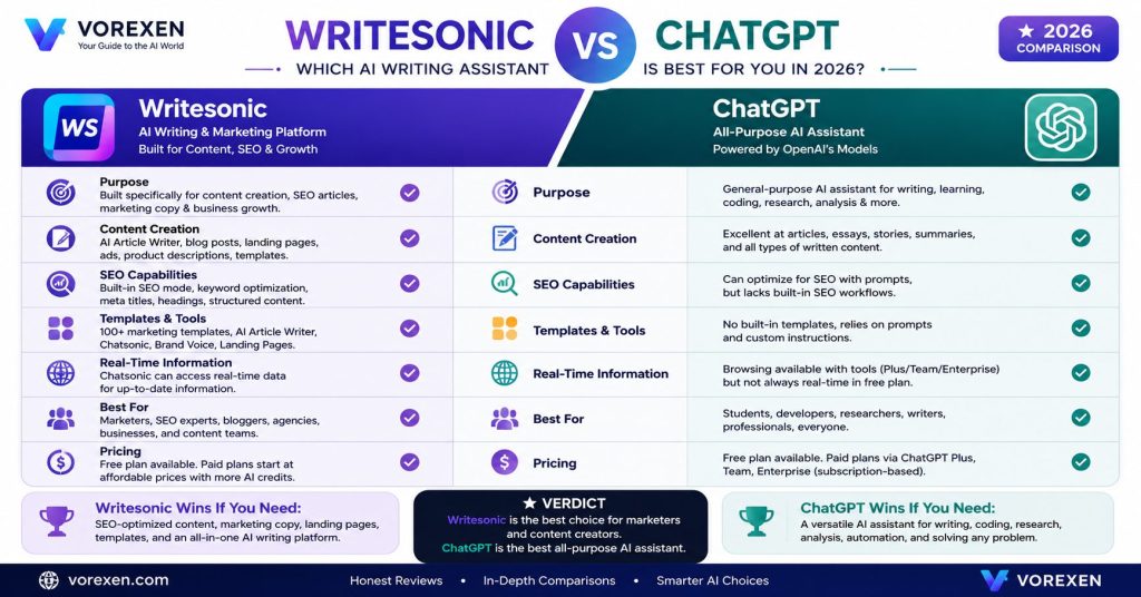 Ultimate Writesonic Review (2026): Features, Pricing, Pros & Cons