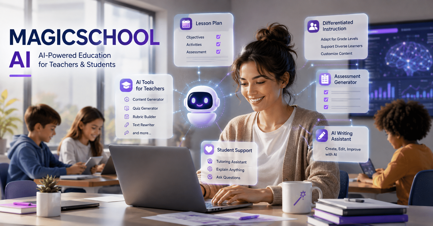 MagicSchool AI Tools MagicSchool AI tools for lesson planning assessment and classroom support